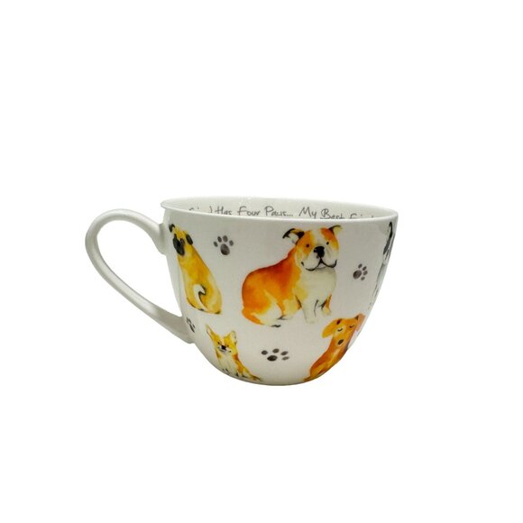 Portobello By Design MY BEST FRIEND DOG Bone China Jumbo Cup England - Picture 5 of 6
